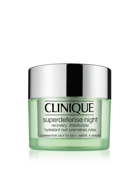 Clinique Crema Humectante De Noche Piel Grasa a Mixta 3|4 Superdefense Night Recovery Moisturizer 50 mL